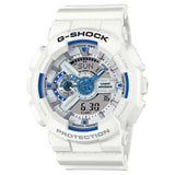 Casio G-Shock GA110HDS-7A White Blue Phosphorescent Watch - Shop at Altivo.com