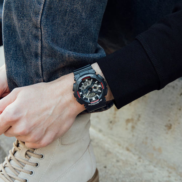 Casio G-Shock GA110RL-1A Mens Ana-Digi Black Mens Watch - Shop at Altivo.com