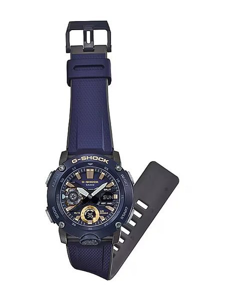 Casio G-Shock GA2000-2A Blue Ana-Digi Mens Watch - Shop at Altivo.com