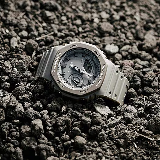 Casio G-Shock GA2110ET-8A Grey Ana-Digi Mens Watch - Shop at Altivo.com