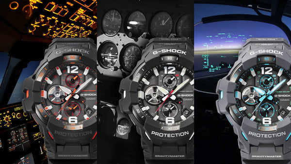 Casio G-Shock GRB300-8A2 Gravitymaster Grey Mens Pilot Watch - Shop at Altivo.com