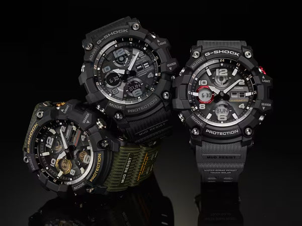 Casio G-Shock GSG100-1A Mens Solar Mudman Watch Black - Shop at Altivo.com
