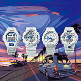 Casio G-Shock HIDDEN GLOW GA700HDS-7A White/Blue Mens Ana-Digi Watch - Shop at Altivo.com