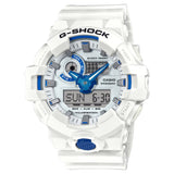 Casio G-Shock HIDDEN GLOW GA700HDS-7A White/Blue Mens Ana-Digi Watch - Shop at Altivo.com