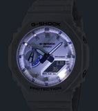 Casio G-Shock HIDDEN GLOW SERIES Ana-Digi White/Blue Mens Watch GA2100HDS-7A - Shop at Altivo.com