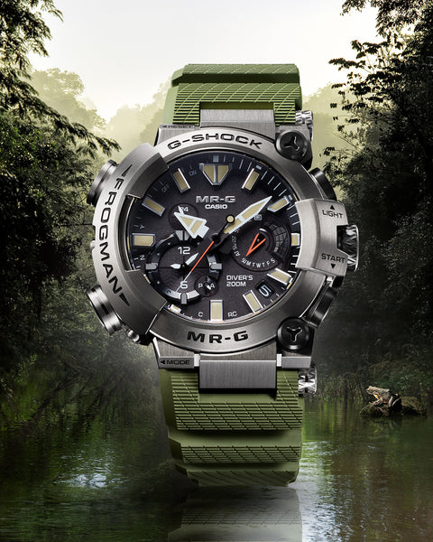 Casio G-Shock MR-G FROGMAN GOLIATH Diving Titanium Mens Watch MRGBF1000RG-3 - Shop at Altivo.com