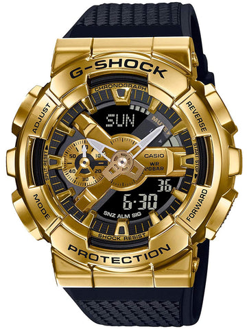 Casio G-Shock Metal Bezel GM110G-1A9 Mens Watch Gold/Black - Shop at Altivo.com