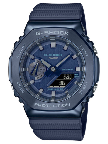 Casio G-Shock Metal-Clad Octagonal Blue Mens Watch GM2100N-2A - Shop at Altivo.com