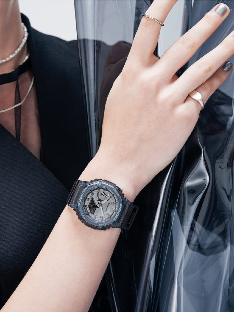 Casio G-Shock Mini CasiOak METALLIC SKELETON Womens Black Watch GMA-S2 –  Altivo