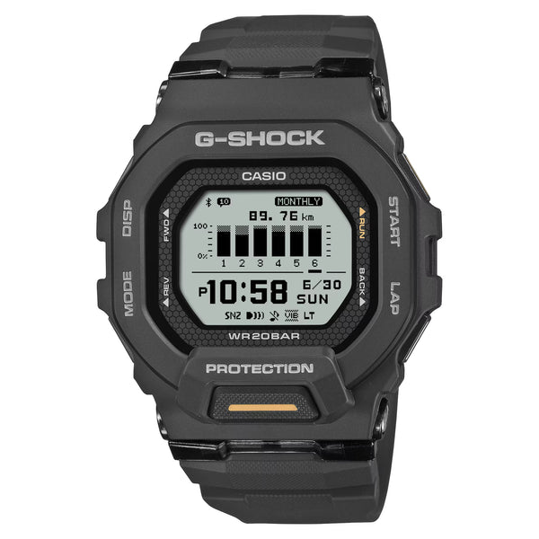 Casio G-Shock POWER TRAINER Black Mens Watch GBD200-1A1 - Shop at Altivo.com
