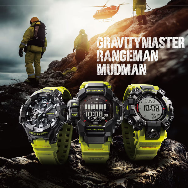 Casio G-Shock RANGEMAN RESCUE YELLOW Bluetooth Mens GPS Watch GPRH1000RY-1A - Shop at Altivo.com