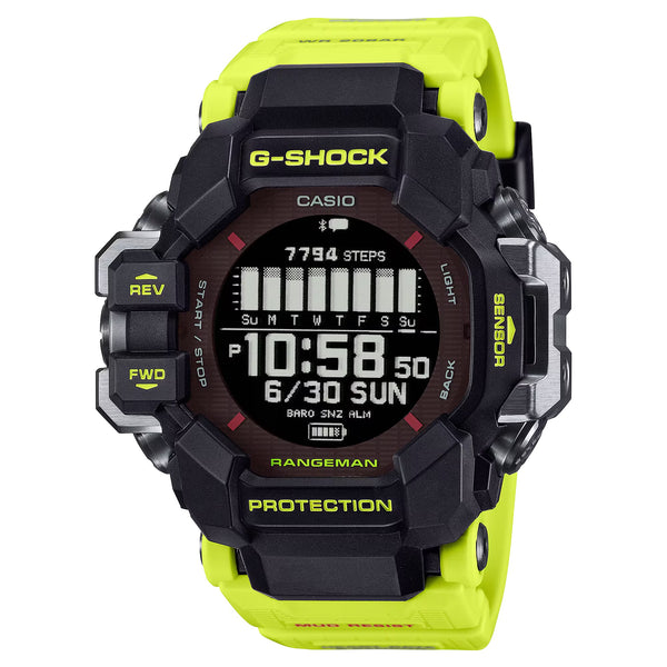 Casio G-Shock RANGEMAN RESCUE YELLOW Bluetooth Mens GPS Watch GPRH1000RY-1A - Shop at Altivo.com