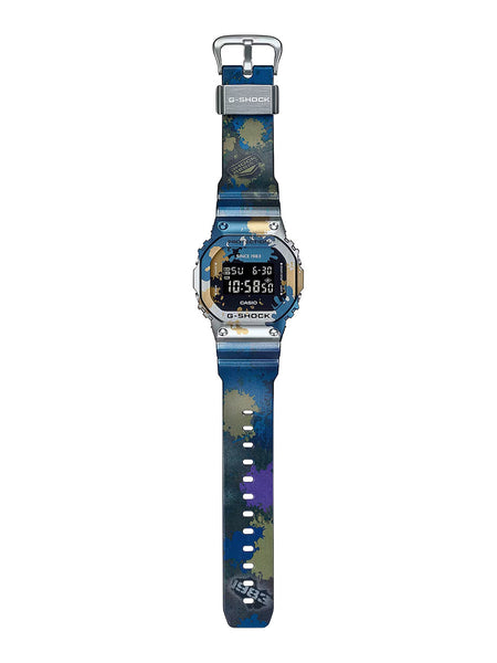 Casio G-Shock STREET SPIRIT Graffiti Blue IP Limited Edition Mens Watch GM5600SS-1 - Shop at Altivo.com