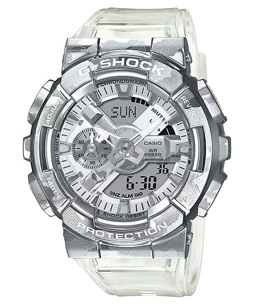 Casio G-Shock Skeleton Camo Metal Covered Mens Watch GM110SCM-1A - Shop at Altivo.com