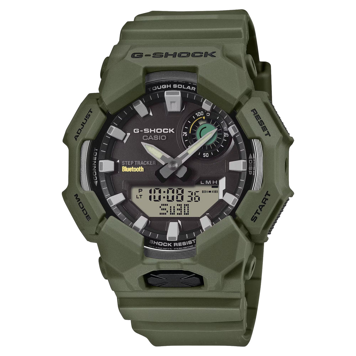 Casio G-Shock Solar Bluetooth® Bio-Resin Mens Watch Green GAB010-3A ...