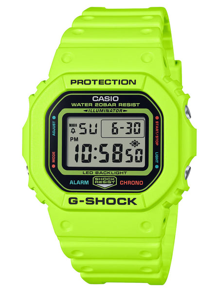 Casio G-Shock TEAM G-SHOCK Series Yellow Digital Watch DW5600EP-9 - Shop at Altivo.com