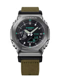 Casio G-Shock UTILITY METAL Mens Black/Olive Analog-Digital Watch GM2100CB-3A - Shop at Altivo.com