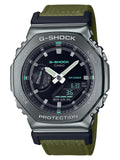 Casio G-Shock UTILITY METAL Mens Black/Olive Analog-Digital Watch GM2100CB-3A - Shop at Altivo.com