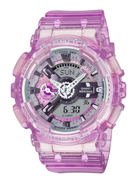 Casio G-Shock VIRTUAL WORLD Womens Pink Ana-Digi Watch GMAS110VW-4A - Shop at Altivo.com