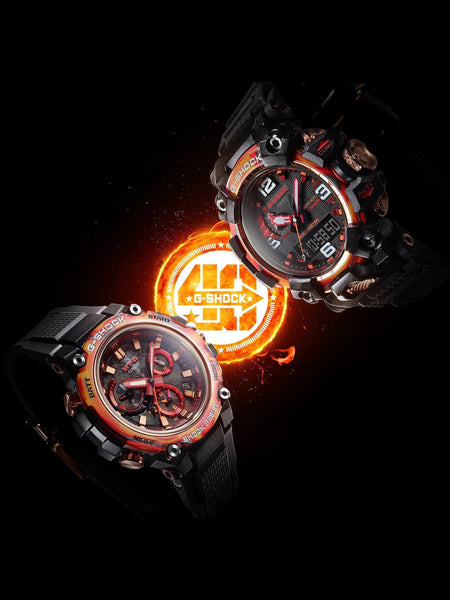 Casio G-Shock x Eric Haze SOLAR FLARE RED 40th Annversary Watch MTGB3000FR-1A - Shop at Altivo.com