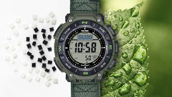 Casio PRO TREK CLIMBING CASTLON Triple Sensor Solar Mens Watch PRG340B-3 - Shop at Altivo.com