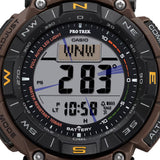 Casio PRO TREK CLIMBING COYOTE Brown Triple Sensor Solar Mens Watch PRG340L-5 - Shop at Altivo.com