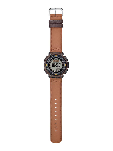 Casio PRO TREK CLIMBING COYOTE Brown Triple Sensor Solar Mens Watch PRG340L-5 - Shop at Altivo.com