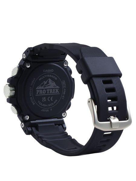 Casio PRO TREK Eco-Friendly Triple Sensor Black Mens Watch PRW61-1A - Shop at Altivo.com