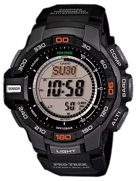 Casio PRO TREK Tough Solar Altimeter Barometer Thermometer watch PRG270-1 - Shop at Altivo.com