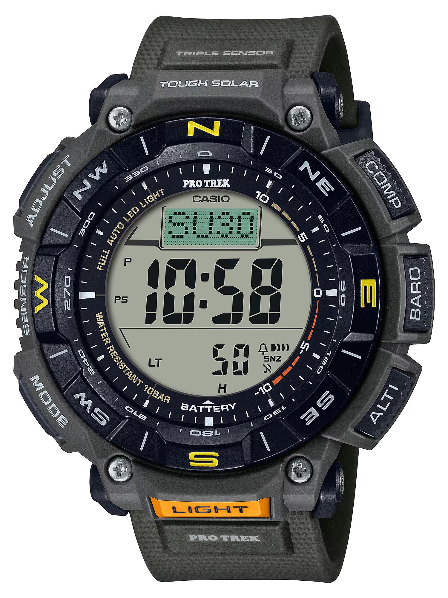 Casio PRO TREK Tough Solar Altimeter Barometer Thermometer watch