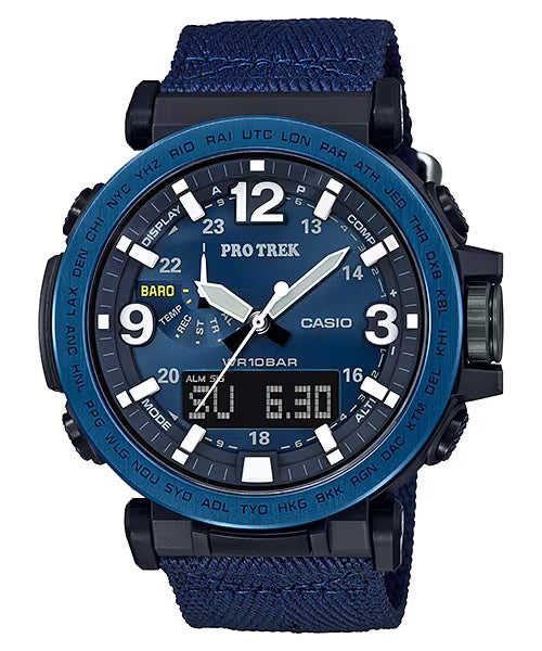 Casio Pro Trek Solar Triple Sensor Blue Mens Watch PRG600YB-2 - Shop at Altivo.com