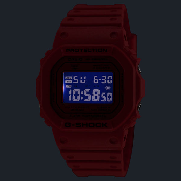 Casio G-SHOCK Iconic Red Series DW5600RRB-4 Digital Red Mens Watch