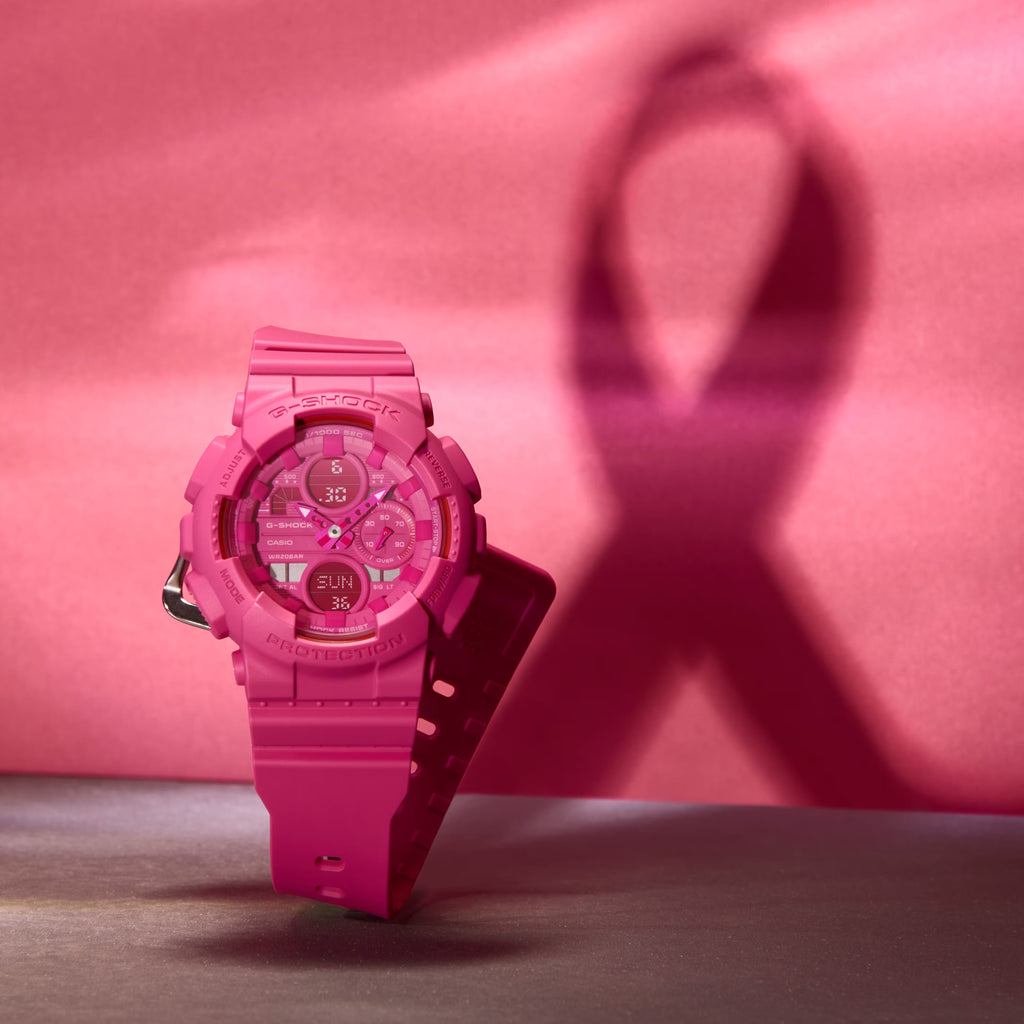 G-Shock GMAS145PK-4A PINK RIBBON Womens Ana-Digi Watch – Altivo