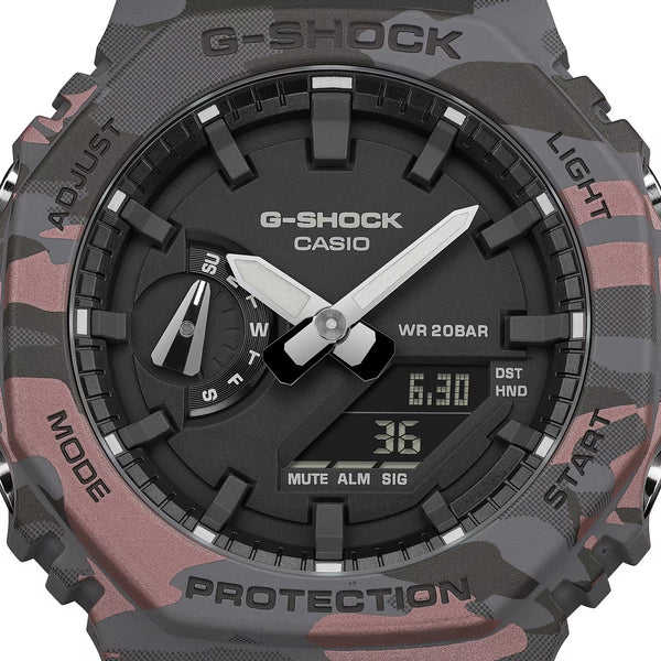 Casio G-Shock CARBON CORE Camouflage Mens Ana-Digi Watch GA2100CM-8A