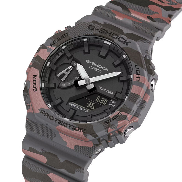 Casio G-Shock CARBON CORE Camouflage Mens Ana-Digi Watch GA2100CM-8A