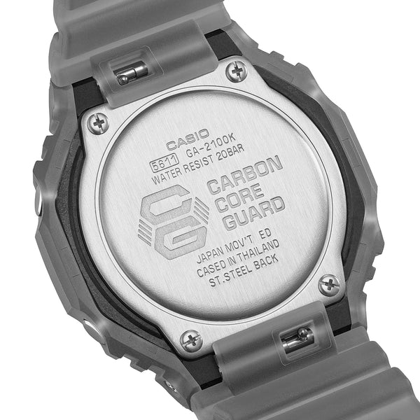 Casio G-SHOCK Smoke Series GA2100K-1A Ana-Digi Mens Watch