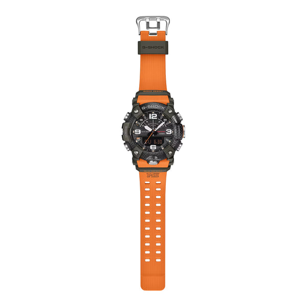 Casio G-Shock GGB100X-1A9 MUDMASTER Quad Sensor Bluetooth Mens Orange Watch
