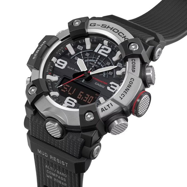 Casio G-Shock GGB100XM-1A MUDMASTER Carbon Quad Sensor Bluetooth Mens Watch