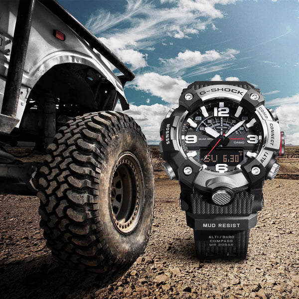 Casio G-Shock GGB100XM-1A MUDMASTER Carbon Quad Sensor Bluetooth Mens Watch