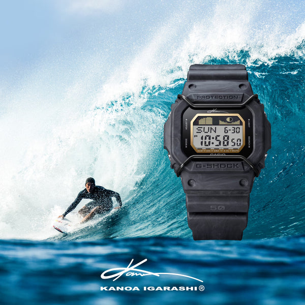 Casio G-SHOCk G-LIDE Kanoa Igarashi GLX5600KB-1 Tide Graph Limited Edition Watch
