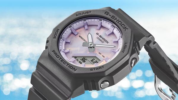 Casio G-SHOCK Ana-Digi Black Purple-Pink Women's Watch GMAP2100PC-1A