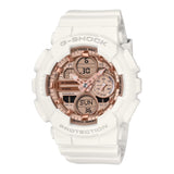 G-Shock GMAS140PG-7A White and Rose Gold Ana-Digi Womens Watch