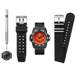 Luminox SCOTT CASSELL UVP SET Navy Seal Black/Orange Mens Watch XS.3509.SC.SET - Shop at Altivo.com