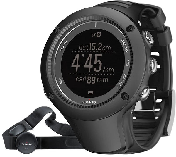 Suunto AMBIT2 R BLACK HR Heart Rate Monitor GPS Running Watch SS020655000 - Shop at Altivo.com