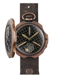 TAMBOORO Men’s watch - BULLET - DIRTY BRONZE - ZIRCONIA - TB-102-BR-ZW-SL-CP - Shop at Altivo.com