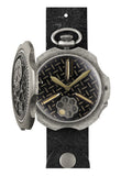 TAMBOORO Men’s watch - BULLET - DIRTY SILVER - ZIRCONIA - TB-102-SL-ZW-SL-CP - Shop at Altivo.com
