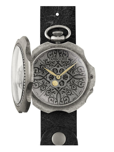 TAMBOORO Men’s watch - TATTOO - DIRTY SILVER - ZIRCONIA - TB-101-SL-ZW-SL-CP - Shop at Altivo.com