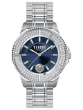 Versus Versace TOKYO CRYSTAL 42mm Silver/Blue Women's Watch SGM250015 - Shop at Altivo.com