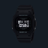 Casio Baby-G All Black Alarm Timer Shock Resistant Digital Womens Watch BGD565U-1 - Shop at Altivo.com