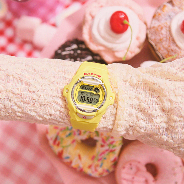 Casio Baby-G Cherry on Top Yellow Digital Girl's Watch BG169CH-9